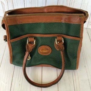 Dooney & Burke - Green and Tan Handbag